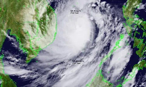 Bão số 9 giật cấp 15 khi vào Quảng Nam - Bình Định